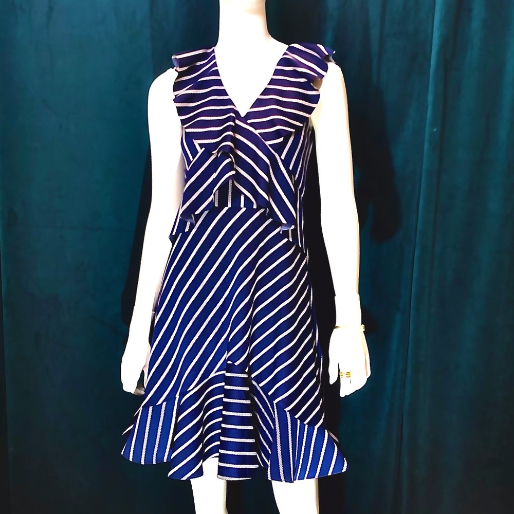 Banana Republic Nautical Blue & white stripe dress